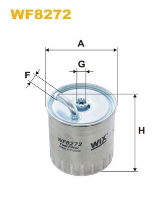 WIX FILTERS Топливный фильтр WF8272